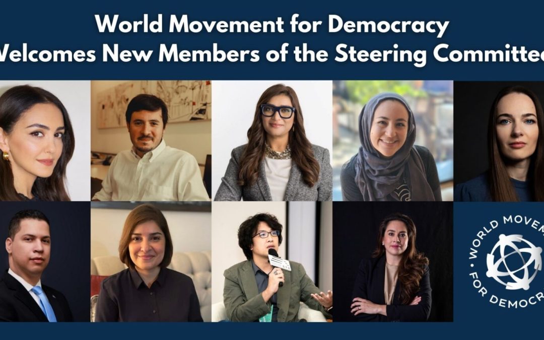 El Movimiento Mundial para la Democracia da la bienvenida a los nuevos miembros del Comité Directivo